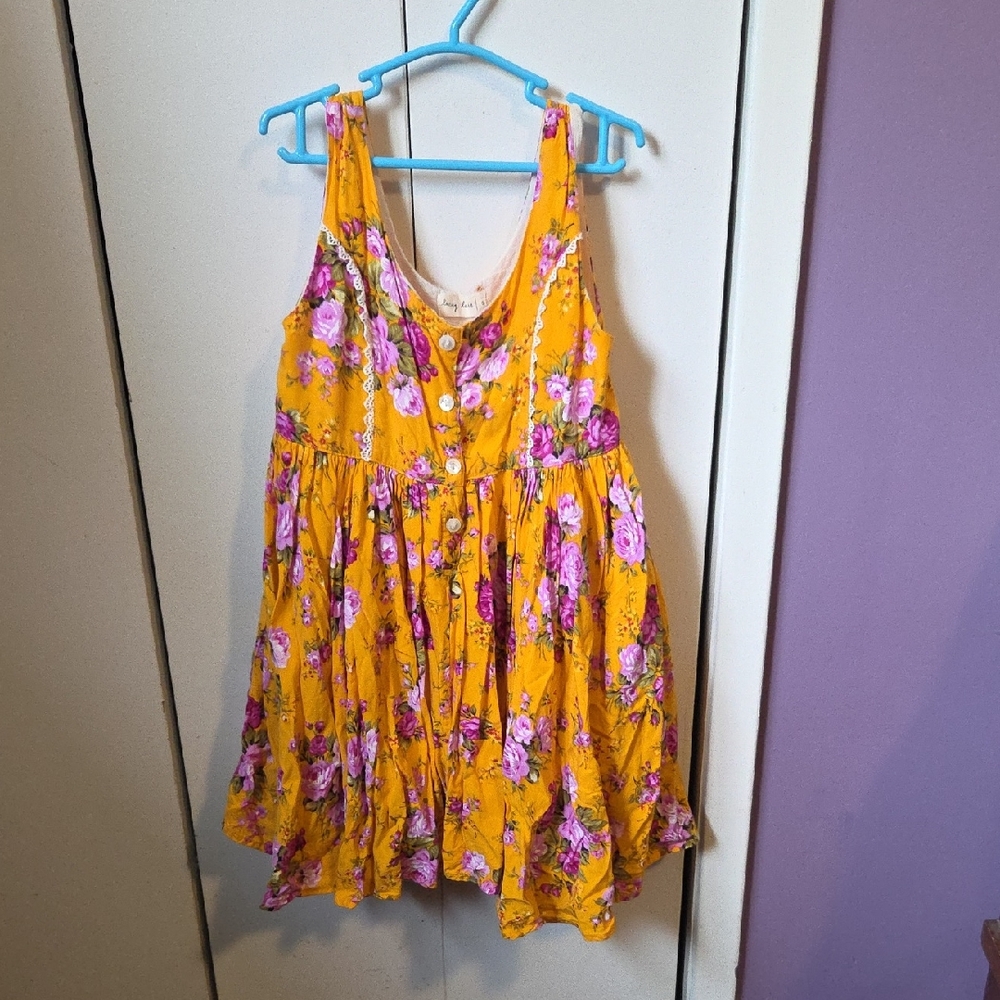 Lacey Lane Yellow Floral Dress